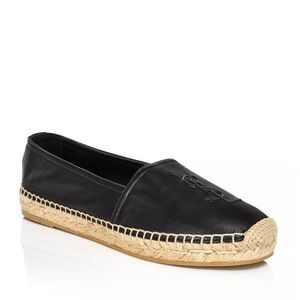 YSL Yves Saint Laurent Leather Espadrille